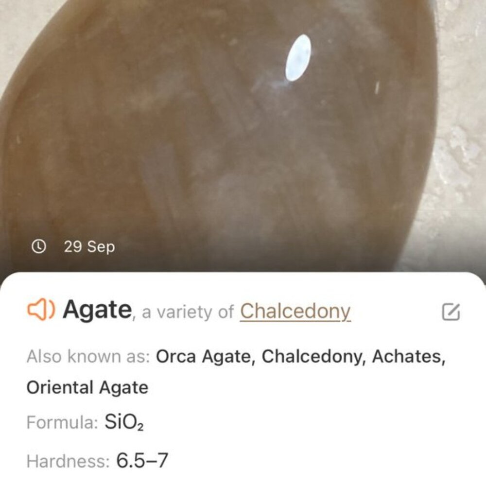 Natural Agate Pendant, Large Genuine Gemstone Water Drop Pendant - Picture 10 of 11